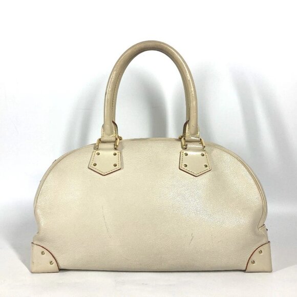 LOUIS VUITTON M91891 Suhali Spaerb Shoulder Bag Hand Bag Suhari leather White - Picture 2 of 16